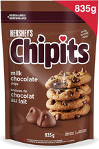 CHIPITS Chocolate Chips for Baking, Baking Ingredients, Baking Chocolate, Milk Chocolate, 835 grams