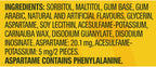 JUICY FRUIT, Fruit Flavoured Chewing Gum, 60 Pieces, 6 Bottles
