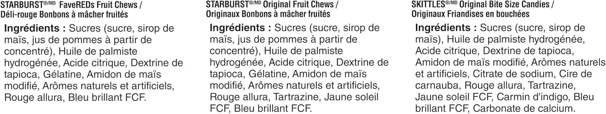 SKITTLES and STARBURST Fruity Halloween Fun Size Candies, 90 count