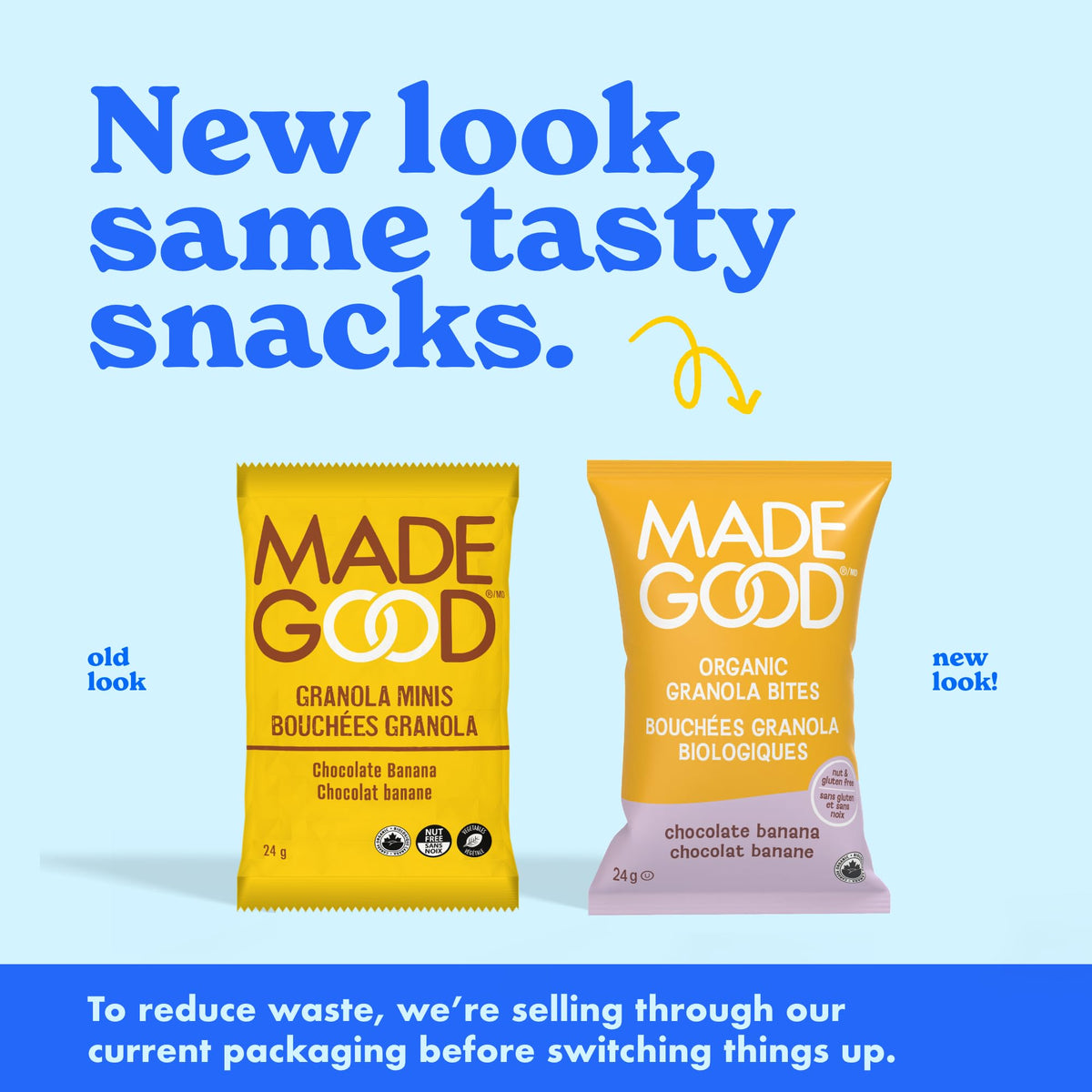 MadeGood Granola Bites Chocolate Chip and Strawberry Variety 28-Pack