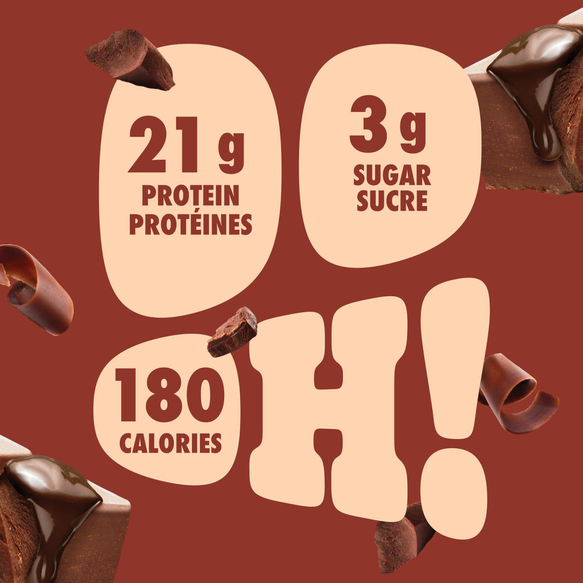 Pure Protein Bars - Nutritious, Gluten Free bar, made with Whey protein blend - low sugar, protein snack. Deliciously satisfying. Made in Canada, Chocolate Peanut Caramel (Pack of 6)