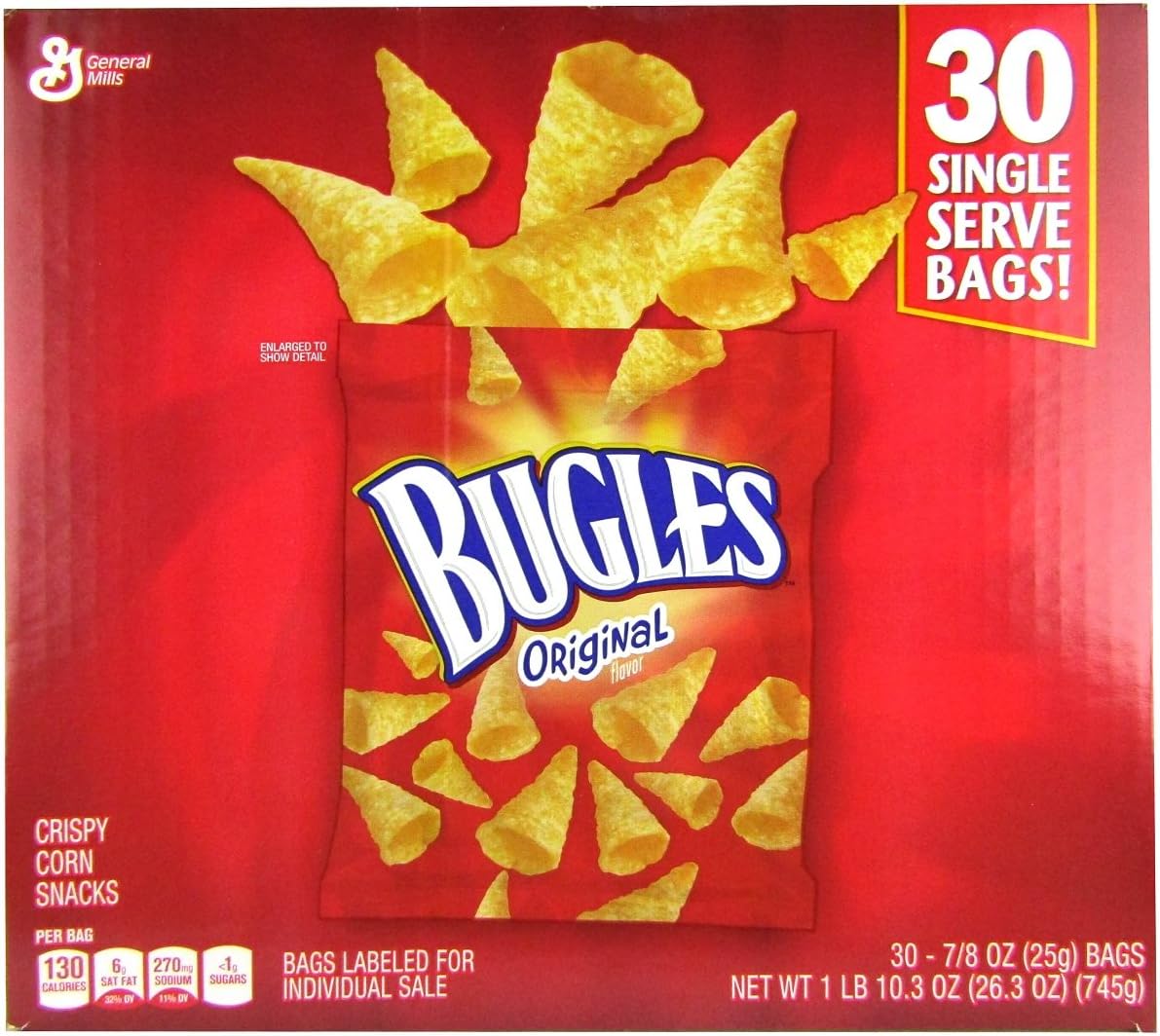 Bugles Original Flavor - 30 ct.