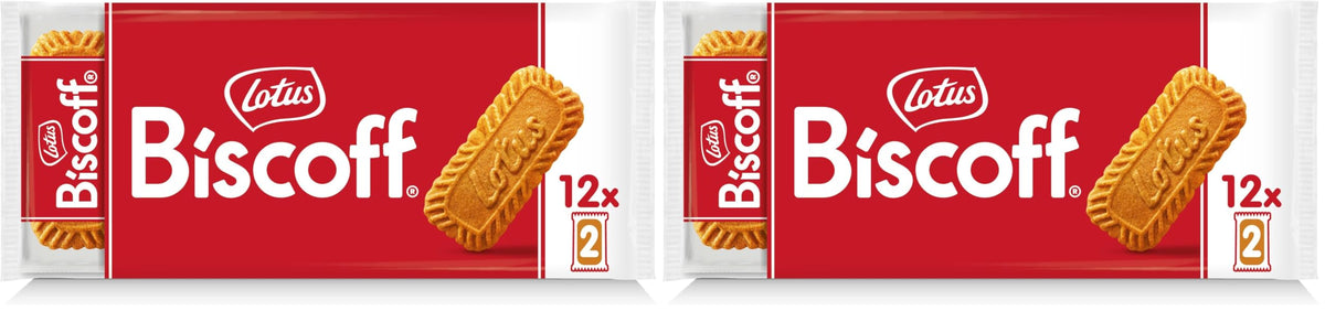 Lotus Biscoff XL Caramelized Cookies | Vegan | 10 XL Twin packs | 250g