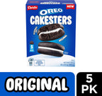 Oreo, Cakesters Soft Snack Cakes, Original, 285g (Pack of 5, 57g each)