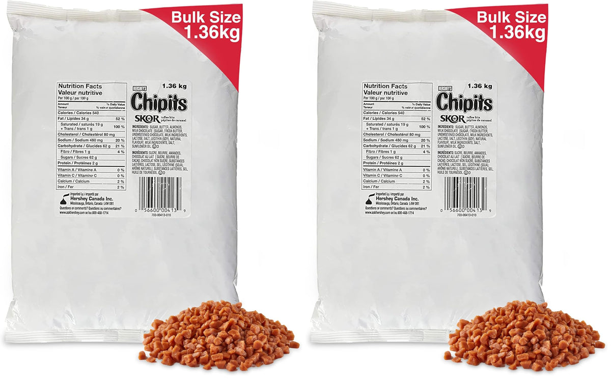 CHIPITS Chocolate Chips for Baking, Baking Ingredients, Baking Chocolate, Milk Chocolate, 835 grams