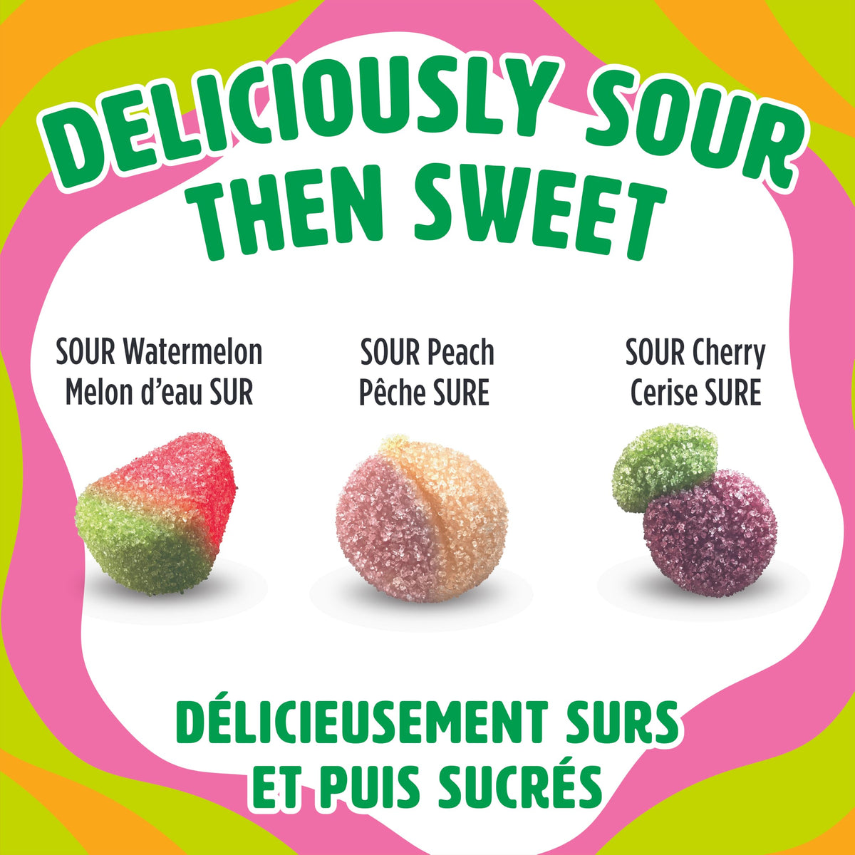 REALFRUIT Superfruits Gummy Candy - Made with Real Fruit, Vegan, Gluten & Peanut-Free Snack for Adults and Children, Proudly Canadian Company, Cranberry, Black Currant, Blueberry and Blackberry, 180g