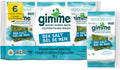 gimMe Organic Roasted Seaweed Sea Salt Favour Snacks 30g Multipack 6 x 5g