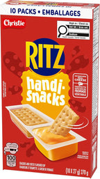 Ritz Handi Snacks, Crackers, Individually Wrapped, 27 g (Pack of 10)