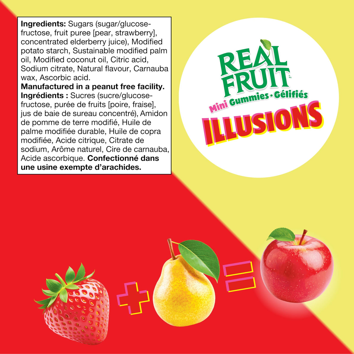REALFRUIT Superfruits Gummy Candy - Made with Real Fruit, Vegan, Gluten & Peanut-Free Snack for Adults and Children, Proudly Canadian Company, Cranberry, Black Currant, Blueberry and Blackberry, 180g