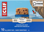 Clif Bar, Energy Bars, Chocolate Chip, High in Protein, 680 g (Pack of 10)