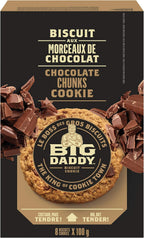 Big Daddy Cookies Chocolate Chunks Gourmet Cookies - 8 Count, 800g
