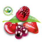 REALFRUIT Superfruits Gummy Candy - Made with Real Fruit, Vegan, Gluten & Peanut-Free Snack for Adults and Children, Proudly Canadian Company, Cranberry, Black Currant, Blueberry and Blackberry, 180g