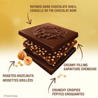 FERRERO ROCHER Assorted Hazelnut chocolate squares - 10-Piece Pack - 105 g