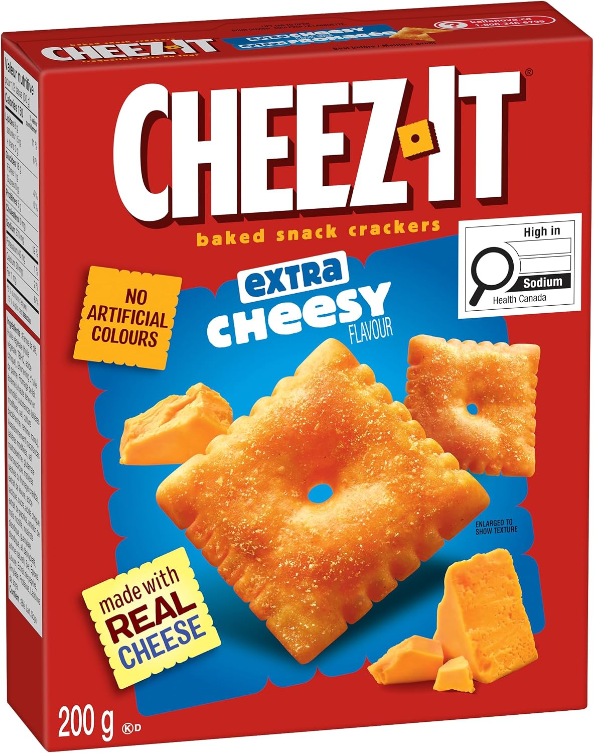 Cheez-It Baked Snack Crackers Extra Cheesy Flavour 200 gram