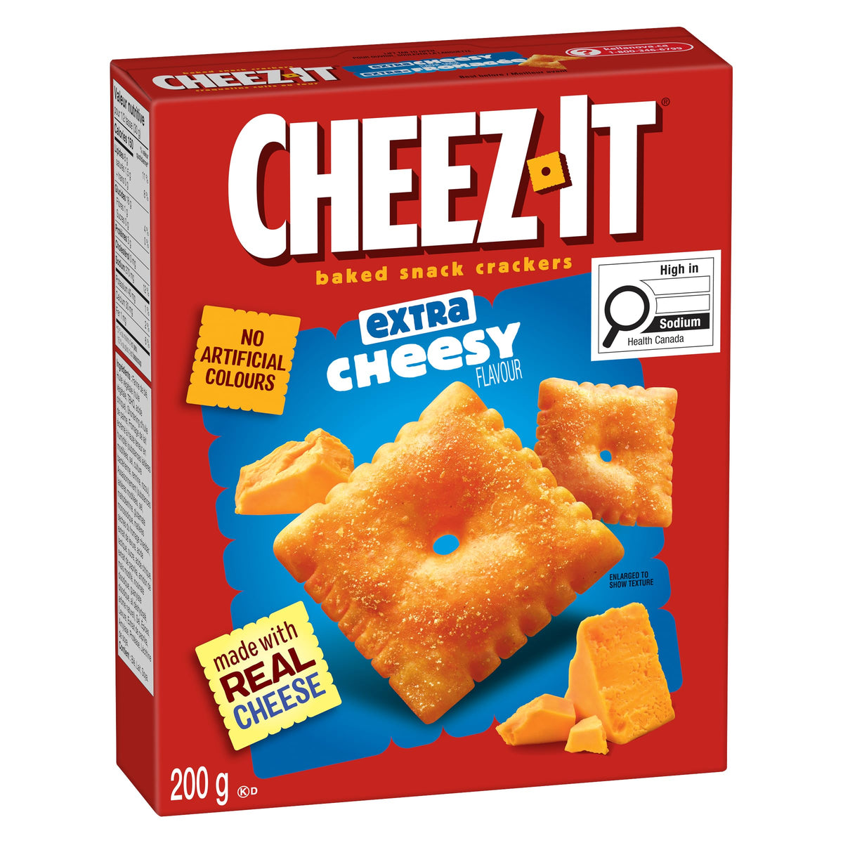 Cheez-It Baked Snack Crackers Extra Cheesy Flavour 200 gram