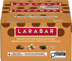 LÄRABAR Peanut Butter Chocolate Chip, Fruit and Nut Energy Bar, Pack of 16 Bars, Gluten Free, Vegan, Family Pack, Snack Bars