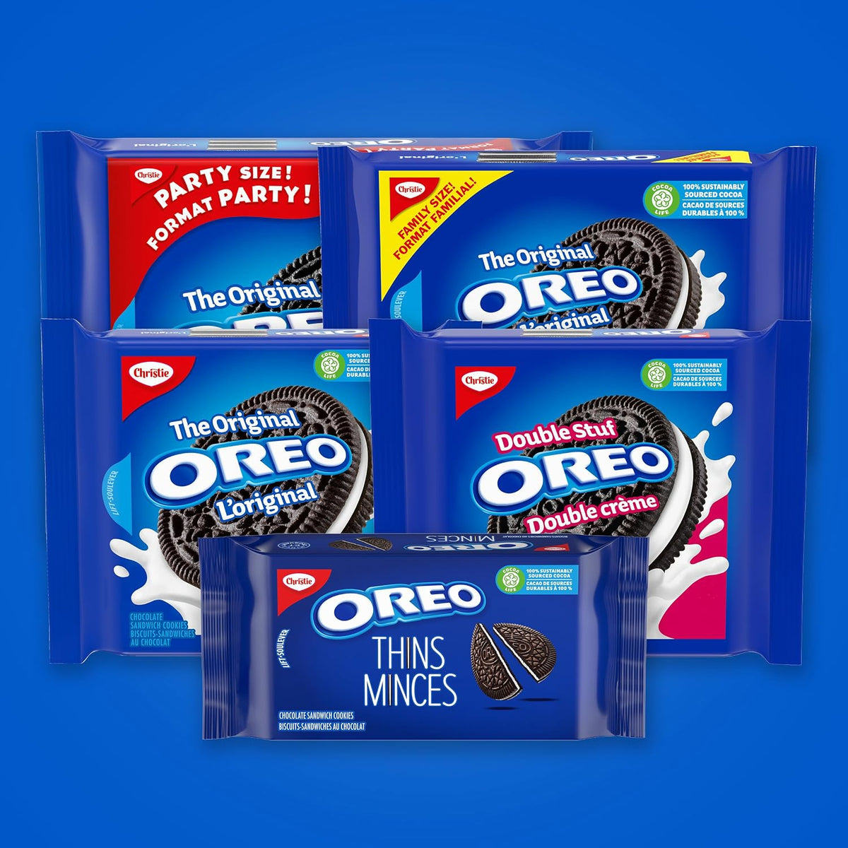 Oreo, Original Chocolate Sandwich Cookies, PARTY SIZE, 685 g