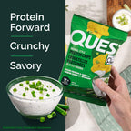 Quest Nutrition Chili Lime Flavour Tortilla Style Protein Chips, High Protein, Baked, Not Fried, Gluten Free, 1g Sugar, 4g Carbs, 8ct