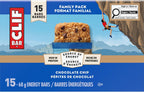 Clif Bar, Energy Bars, Chocolate Chip, High Protein, 1.02 kg (Pack of 15)