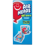 Airheads, Gravity Feed Assorted Candy - Box of 60 Individually Wrapped Bars, 15.6g per bar