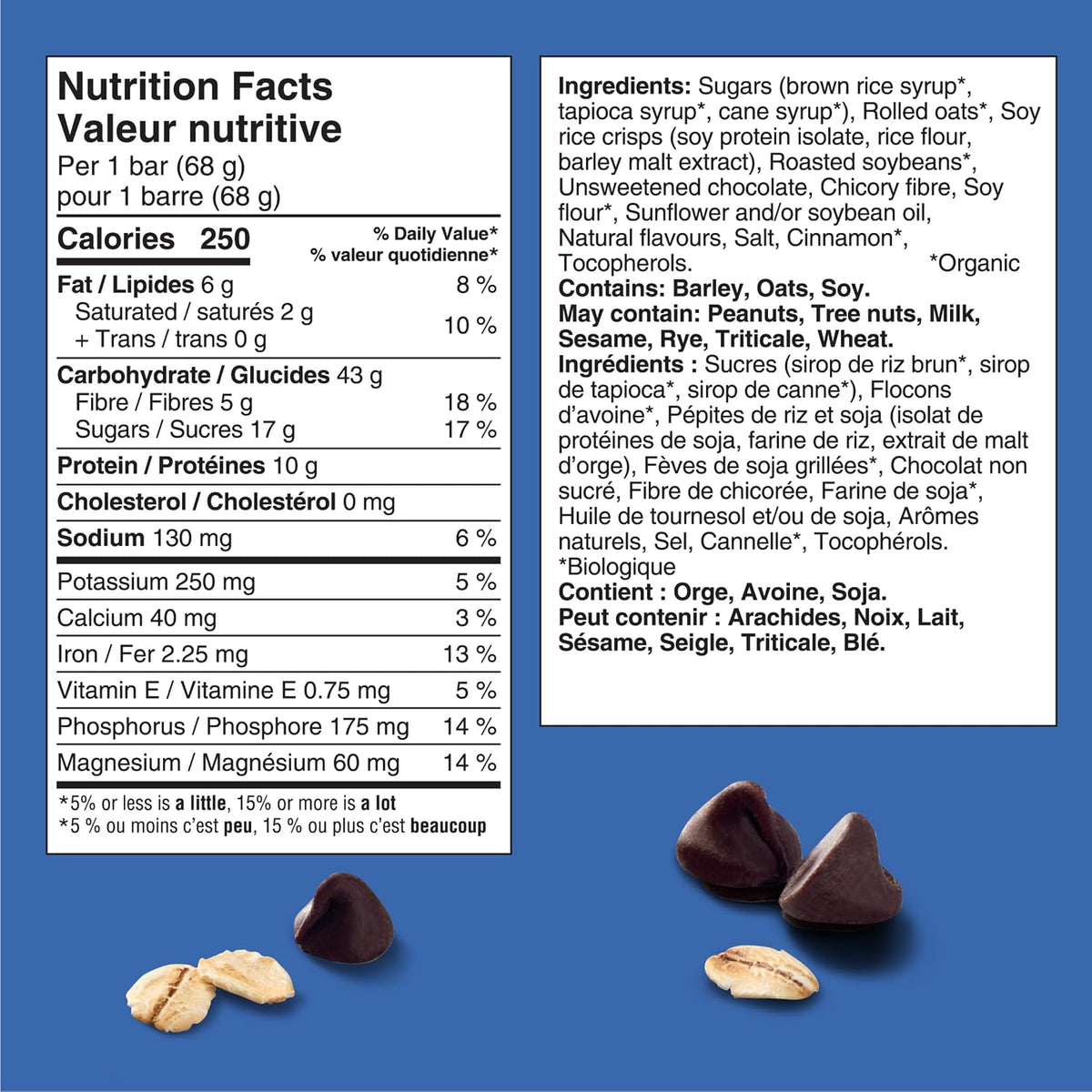 Clif Bar, Energy Bars, Chocolate Chip, High Protein, 1.02 kg (Pack of 15)