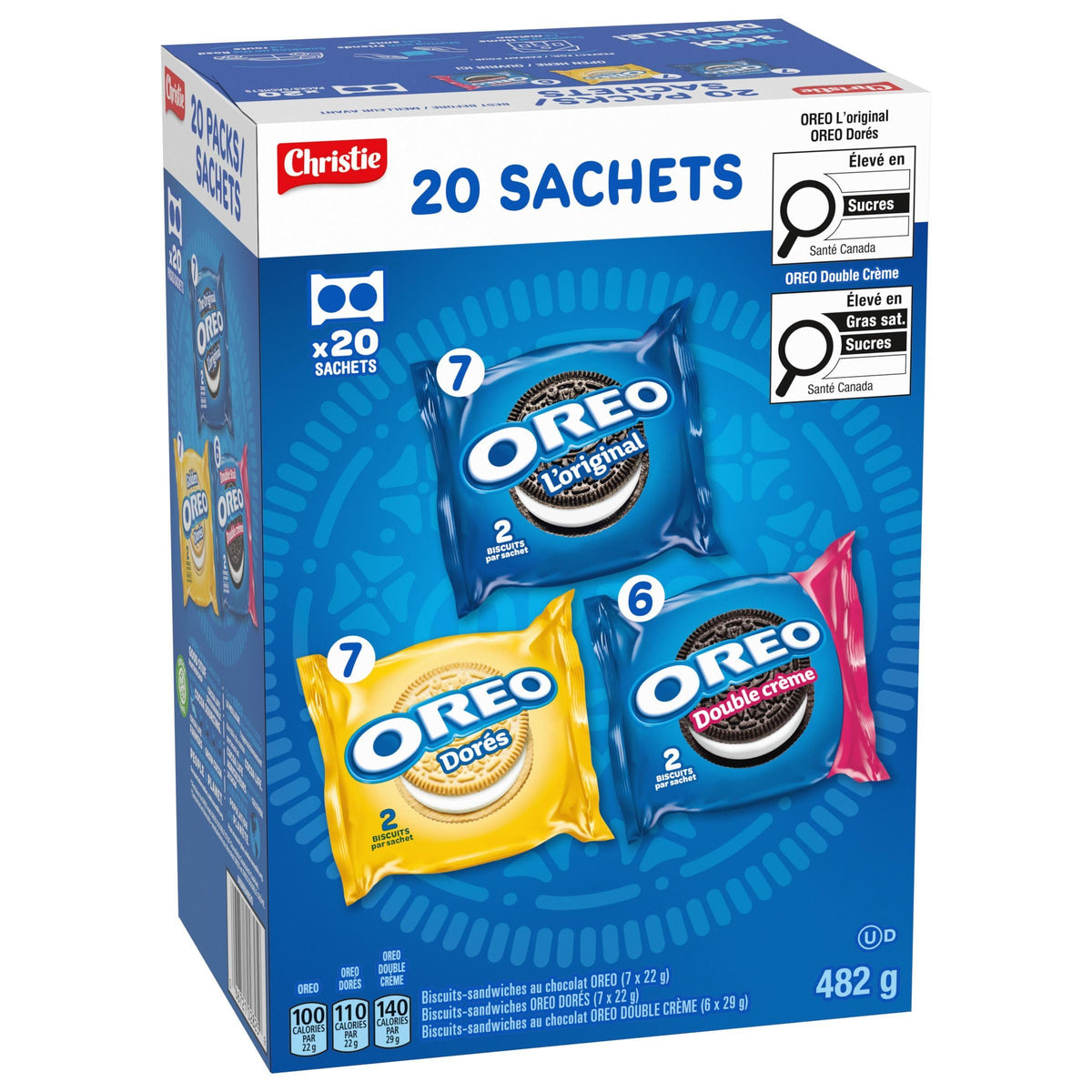 Oreo, Chips Ahoy! & Teddy Grahams, Cookies, 6 Bags, Variety Pack, 1.2 kg