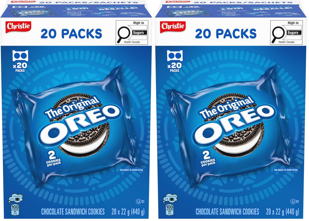 Oreo, Chips Ahoy! & Teddy Grahams, Cookies, 6 Bags, Variety Pack, 1.2 kg