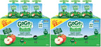 GoGo squeeZ Fruit Sauce Variety Pack, Apple, Strawberry, Peach, Banana, No Sugar Added. 90g per pouch, Pack of 20