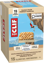 Clif Bar, Energy Bars, White Chocolate Macadamia Nut, 1.02 kg (Pack of 15)