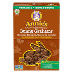 ANNIE'S Chocolate Graham Cookies Snacks, Organic, No Artificial Flavours, No Synthetic Colours, 213 Grams Package of Bunny Shaped Cookies, Chocolate