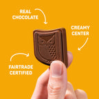 AWAKE - Caffeinated Chocolate Bites - Caramel Milk Chocolate, 50 Count - 50mg Caffeine - Individually Wrapped Energy Bites - Coffee Alternative - Fairtrade, Gluten Free, Non GMO - 0.48oz