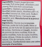 REALFRUIT Superfruits Gummy Candy - Made with Real Fruit, Vegan, Gluten & Peanut-Free Snack for Adults and Children, Proudly Canadian Company, Cranberry, Black Currant, Blueberry and Blackberry, 180g