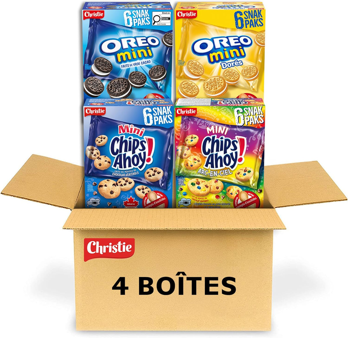 Oreo & Chips Ahoy! Mini Cookies Variety Pack, 600g