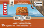 Clif Bar, Energy Bars, Crunchy Peanut Butter, 1.02 kg (Pack of 15)
