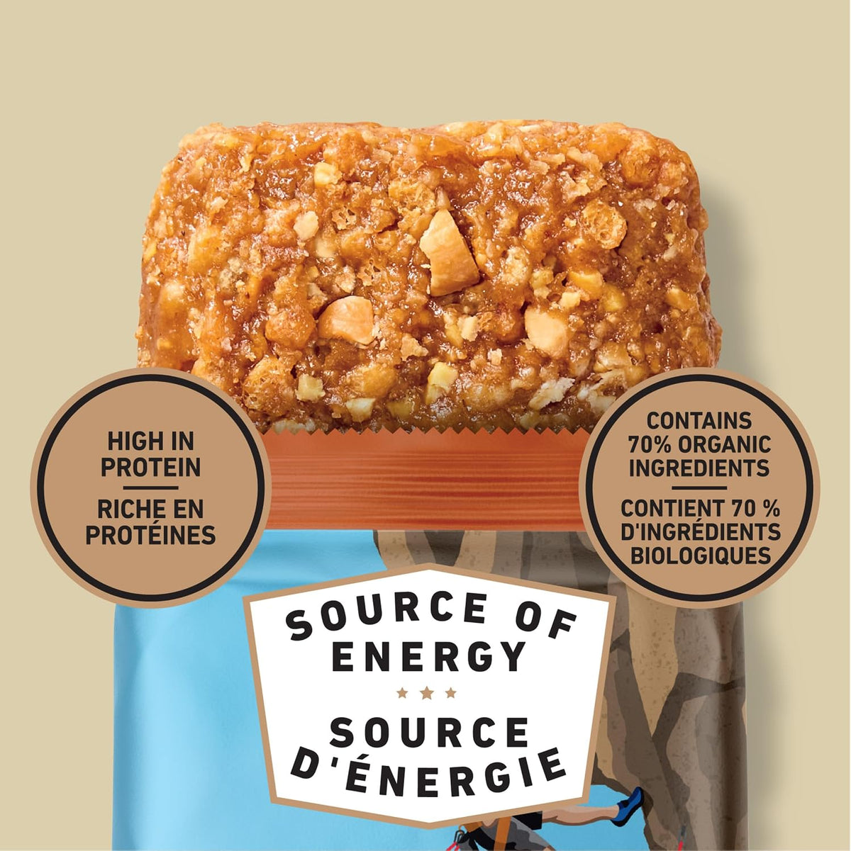 Clif Bar, Energy Bars, Crunchy Peanut Butter, 1.02 kg (Pack of 15)