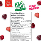 REALFRUIT Superfruits Gummy Candy - Made with Real Fruit, Vegan, Gluten & Peanut-Free Snack for Adults and Children, Proudly Canadian Company, Cranberry, Black Currant, Blueberry and Blackberry, 180g