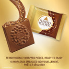 FERRERO ROCHER Assorted Hazelnut chocolate squares - 10-Piece Pack - 105 g