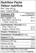LÄRABAR Peanut Butter Chocolate Chip, Fruit and Nut Energy Bar, Pack of 16 Bars, Gluten Free, Vegan, Family Pack, Snack Bars