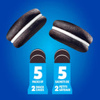 Oreo, Cakesters Soft Snack Cakes, Original, 285g (Pack of 5, 57g each)