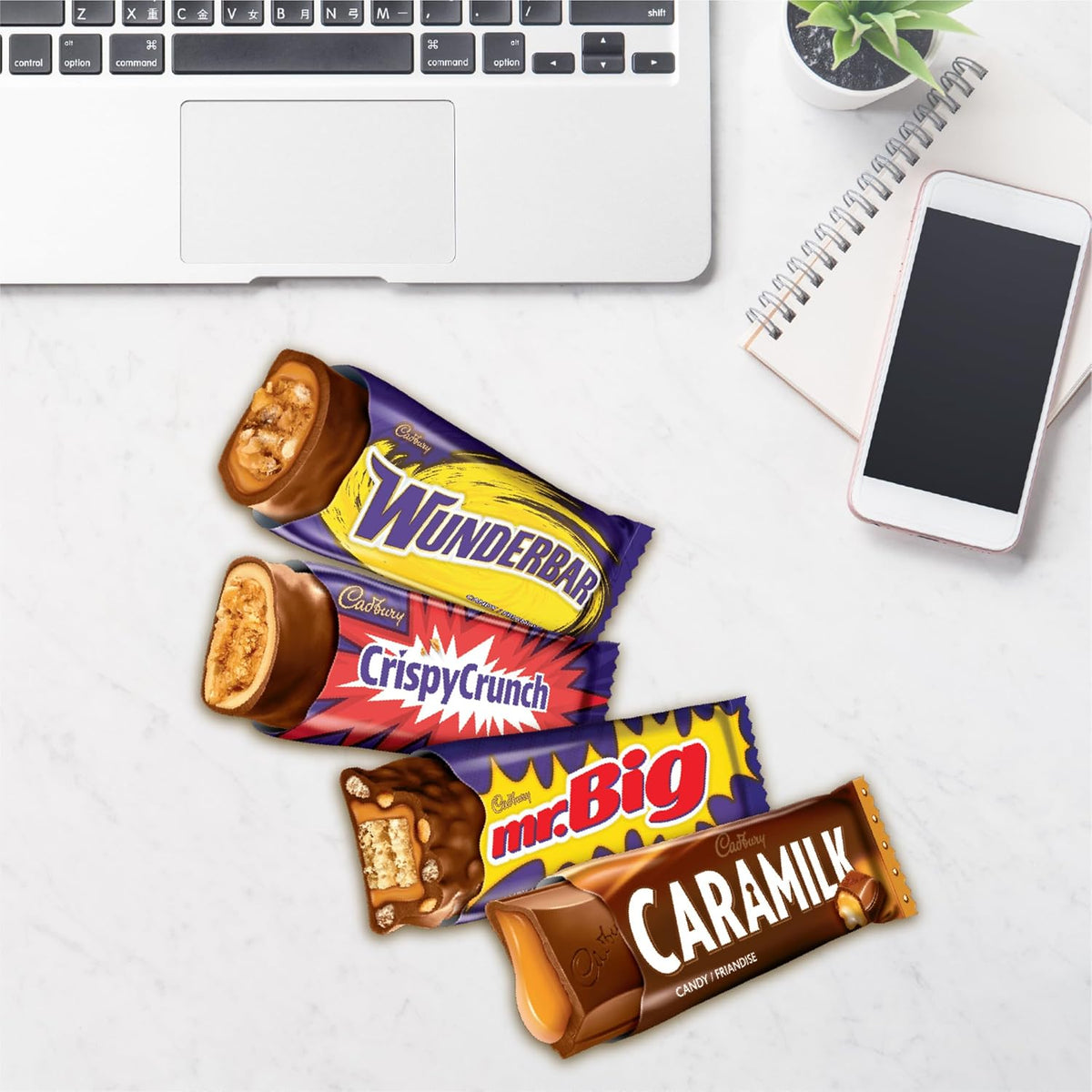 Cadbury Favourites, Assorted Mini Bars, Chocolate Bar, 300g (Pack of 27)