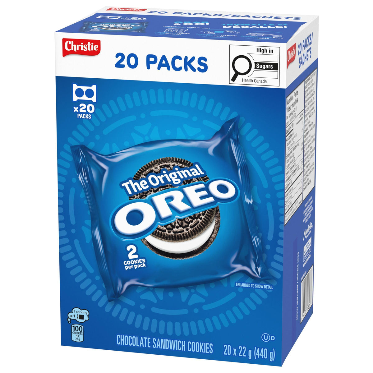 Oreo, Chips Ahoy! & Teddy Grahams, Cookies, 6 Bags, Variety Pack, 1.2 kg