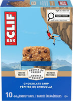 Clif Bar, Energy Bars, Chocolate Chip, High in Protein, 680 g (Pack of 10)