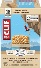 Clif Bar, Energy Bars, White Chocolate Macadamia Nut, 1.02 kg (Pack of 15)