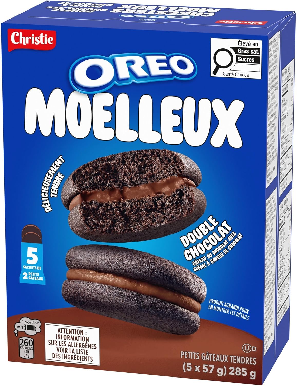Oreo Cakesters Soft Snack Cakes Double Chocolate 285g