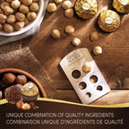 FERRERO ROCHER Fine Hazelnut Milk Chocolates - 3-Piece 37.5 g Pack x 12