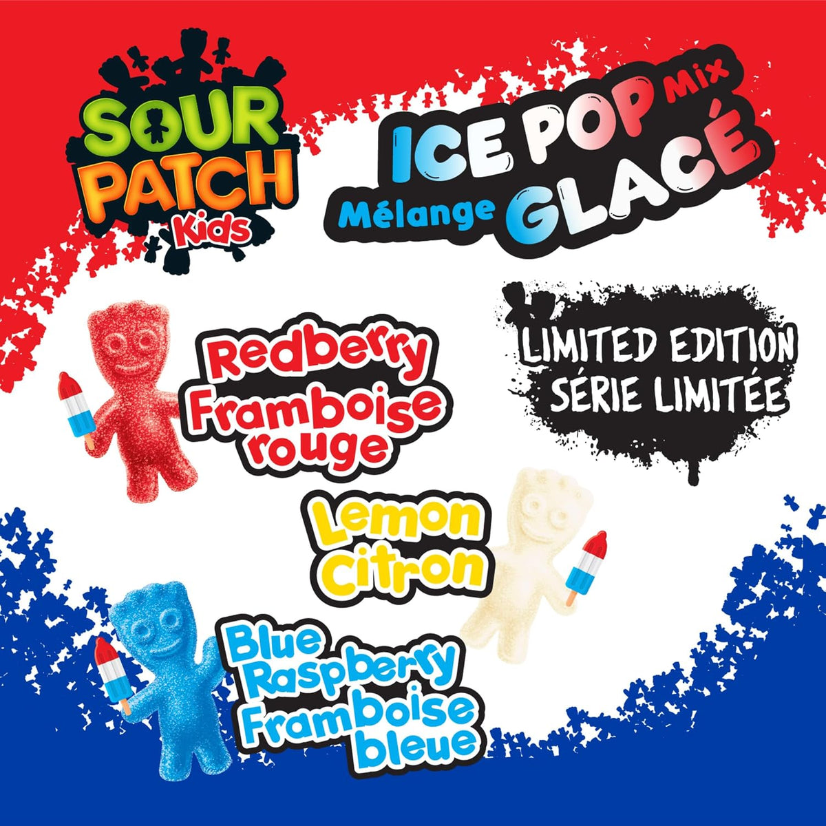 Sour Patch Kids Ice Pop Mix Candy 315 g