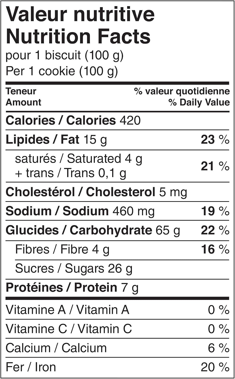 Big Daddy Cookies Chocolate Chunks Gourmet Cookies - 8 Count, 800g