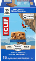Clif Bar, Energy Bars, Chocolate Chip, High Protein, 1.02 kg (Pack of 15)