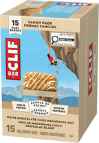 Clif Bar, Energy Bars, White Chocolate Macadamia Nut, 1.02 kg (Pack of 15)