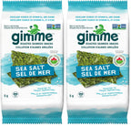 gimMe Organic Roasted Seaweed Sea Salt Favour Snacks 30g Multipack 6 x 5g